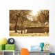 African huts Wall Mural