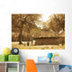 African huts Wall Mural