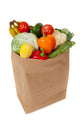 Grocery Sack Full Vegetables