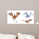 Fancy Fantasy Dragons Wall Stickers