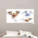 Fancy Fantasy Dragons Wall Stickers