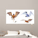Fancy Fantasy Dragons Wall Stickers
