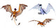 Fancy Fantasy Dragons Wall Stickers