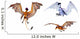 Fancy Fantasy Dragons Wall Stickers