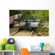 cambodian bamboo train Wall Mural