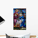 Stained Glass Widow of Nativity Wall Mural