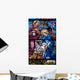 Stained Glass Widow of Nativity Wall Mural