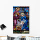 Stained Glass Widow of Nativity Wall Mural