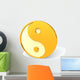 Yellow Yin-yang Wall Decal
