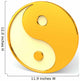 Yellow Yin-yang Wall Decal