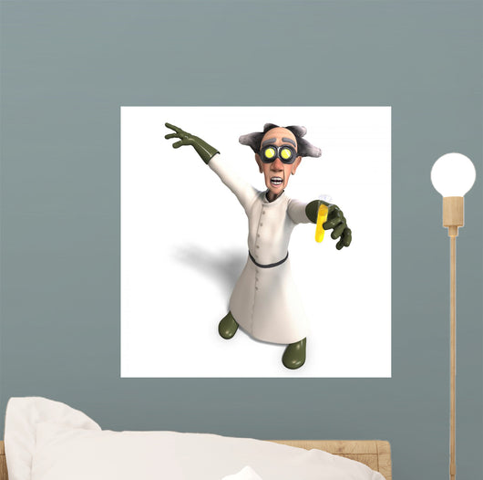 Mad Scientist Wall Decal
