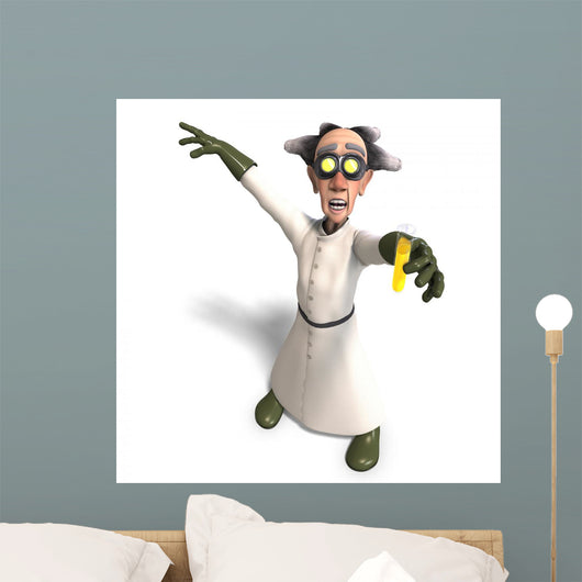 Mad Scientist Wall Decal