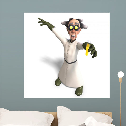 Mad Scientist Wall Decal