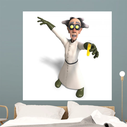 Mad Scientist Wall Decal