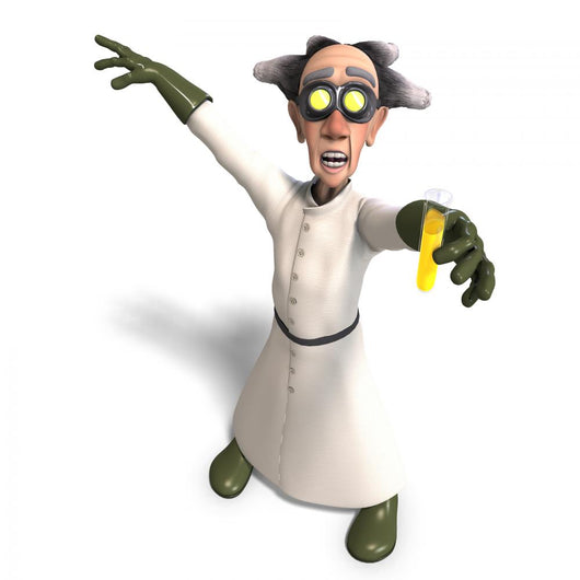 Mad Scientist Wall Decal