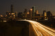 Downtown Houston behind Highway Wall Mural