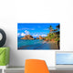Plage Praslin Aux Seychelles Wall Decal