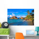 Plage Praslin Aux Seychelles Wall Decal