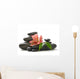 Zen Lily Spa Stones Wall Decal
