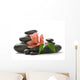 Zen Lily Spa Stones Wall Decal