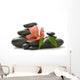 Zen Lily Spa Stones Wall Decal