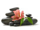 Zen Lily Spa Stones Wall Decal