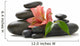 Zen Lily Spa Stones Wall Decal