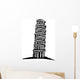 Leaning Tower of Pisa Wall Decal