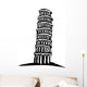 Leaning Tower of Pisa Wall Decal
