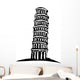 Leaning Tower of Pisa Wall Decal