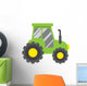 Baby Green Flat Tractor Wall Decal