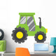 Baby Green Flat Tractor Wall Decal