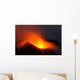 Volcanic Eruption Night Stromboli Wall Decal