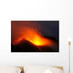 Volcanic Eruption Night Stromboli Wall Decal