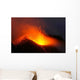 Volcanic Eruption Night Stromboli Wall Decal