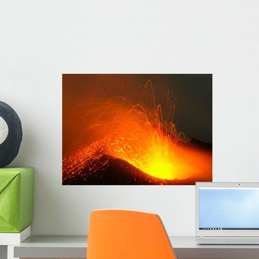 Volcanic Eruption Wall Decal Design 1