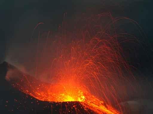 Beacon Mediterranean Stromboli Volcano Wall Mural