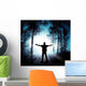 Mystic Forest and Silhouette Wall Decal Design 4