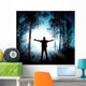 Mystic Forest and Silhouette Wall Decal Design 4