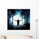 Mystic Forest and Silhouette Wall Decal Design 3