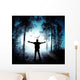 Mystic Forest and Silhouette Wall Decal Design 3