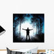 Mystic Forest and Silhouette Wall Decal Design 2