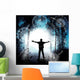 Mystic Forest and Silhouette Wall Decal Design 1