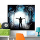 Mystic Forest and Silhouette Wall Decal Design 1