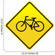 bicycle sign Wall Decal