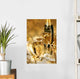 Golden Champagne Sparkle Wall Mural