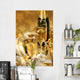 golden champagne sparkle Wall Mural