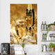 golden champagne sparkle Wall Mural