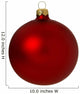 Red Christmas Bauble Wall Decal