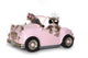 Maincoon Kittens Driving Convertible Wall Decal